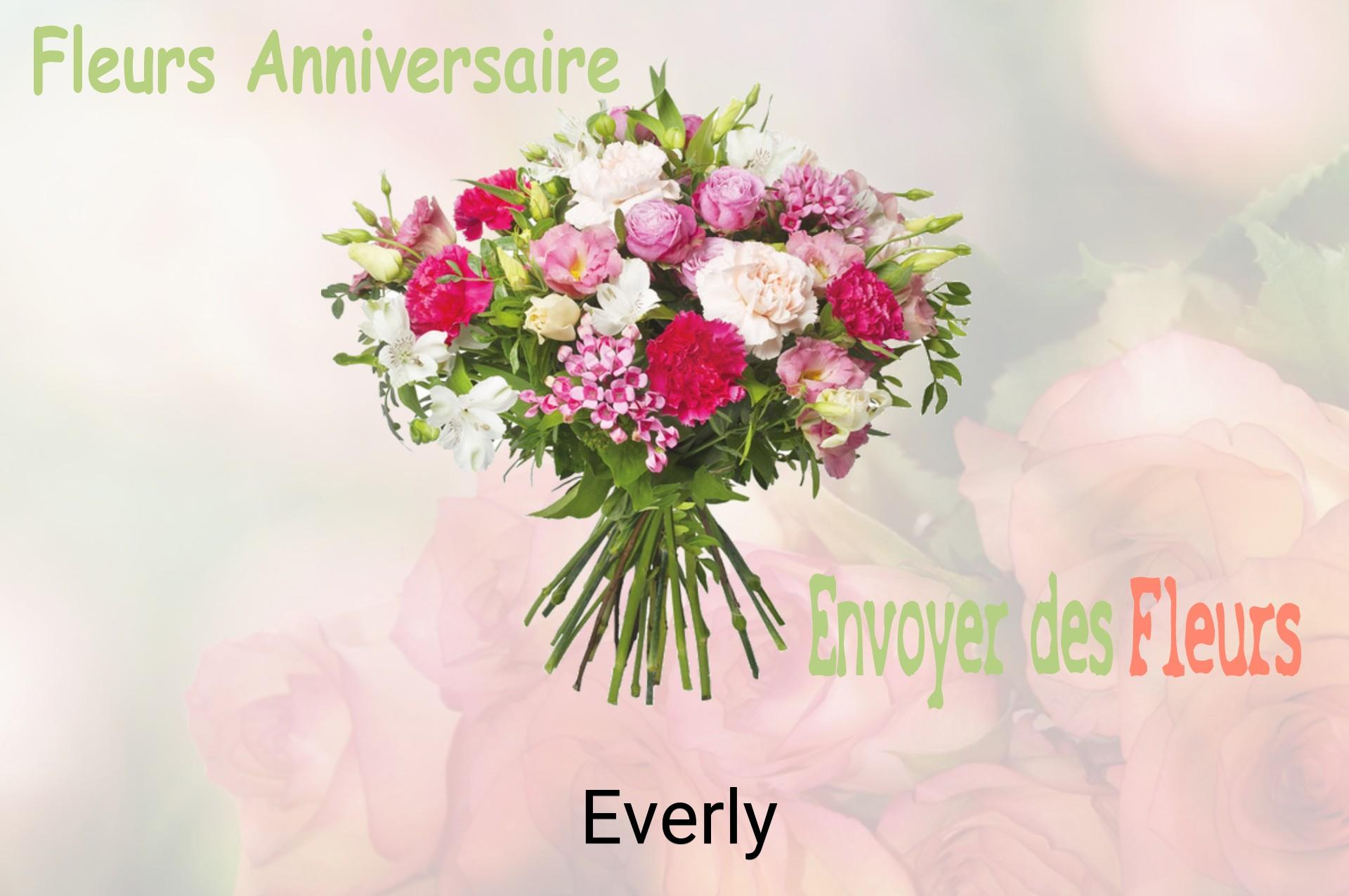 Bouquet de fleurs d’anniversaire livré à Everly